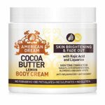 American Dream Lemon Cocoa Butter Cream For Skin Brightening and Fade Out, 453g / 16oz