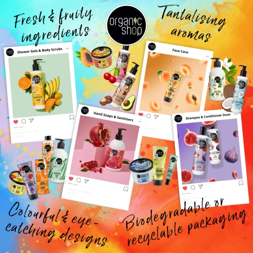 Organic Shop Raspberry Cream Body Scrub 250 ml