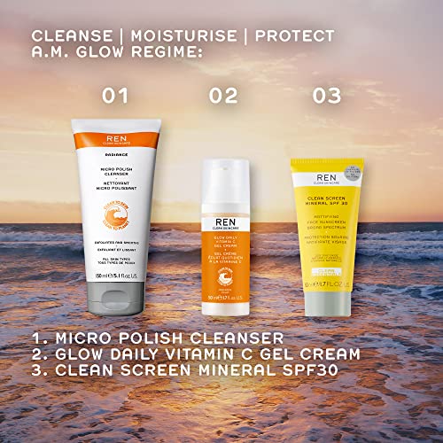 REN Clean Skincare Micro Polish Cleanser 150ml (Packaging may vary)