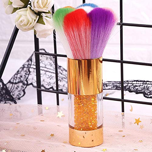 Nail Dust Cleaner, Nail Dust Brush Nail Soft Dust Cleaner Cleaning Brush Acrylic UV Gel Powder Removal Manicure Tool Nail Art Supplies for Acryli
