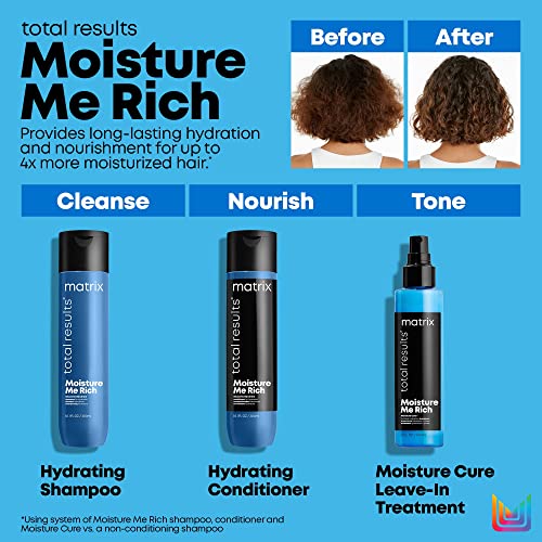 Matrix | Moisture Me Rich | Hydrating Shampoo to Leave Hair Shiny and Feeling Soft, for Dry, Brittle Hair, Total Results