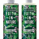 Faith In Nature Tea Tree Shampoo 400ml & Conditioner 400ml Duo