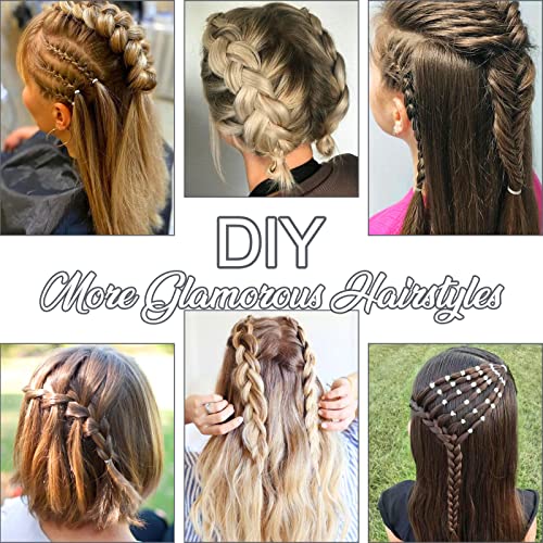 Qufiiry 1100 Pcs Clear Elastic Hair Bands, Mini Hair Rubber Bands, Girls & Women Small Hair Bands, Elastic Hair Ties to Beautify Your Hair, Clear