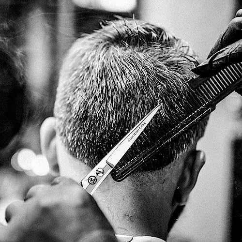 Maxyloncare Hairdressing Scissors for Professional Hairdressers 6 inch Stainless Steel Hair Cutting Shears for Salon Barbers Men Women