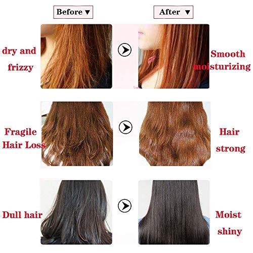 Glamza Pure Magical Hair Mask 60ml Keratin Argan Hair Treatment 5 Seconds Mask Root Repair Nourishing