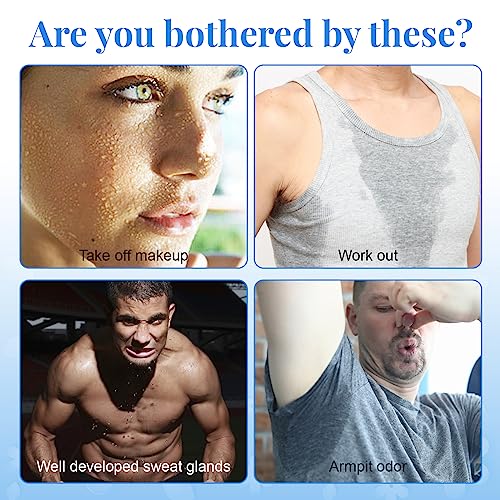 SBHEANGBA Sweat Absorbing Face Lotion, Antiperspirant for Face, Block Sweat and Oily Skin Control, Non-Staining, Effective Extra Protection For E