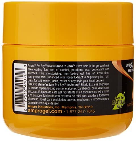 Proam Ampro Shine 'N Jam Konditionierungsgel, Extra Hold, 4 oz (Pack of 1)