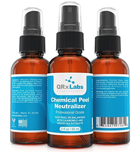 QRxLabs Chemical Peel Neutralizer - Post-Peel Ph Balancing With Chamomile And Green Tea Extracts 2 Fl Oz / 60 Ml
