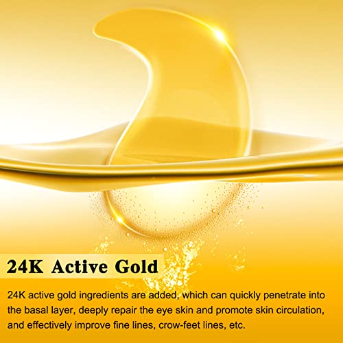 Hydrating Under Eye Patches, 25 Pairs Eye Masks Skincare, for Dark Circles & Puffy Eyes, Anti Wrinkle Formula, Soothing and Nourishing Eye Mask,