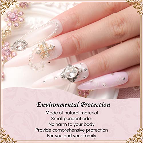 Aokitec 14Pcs Dip Powder Nail Kit Starter 8Colors Collection, Acrylic Dipping Powder Liquid Set with Base Top Coat Activator Brush Saver for Fren