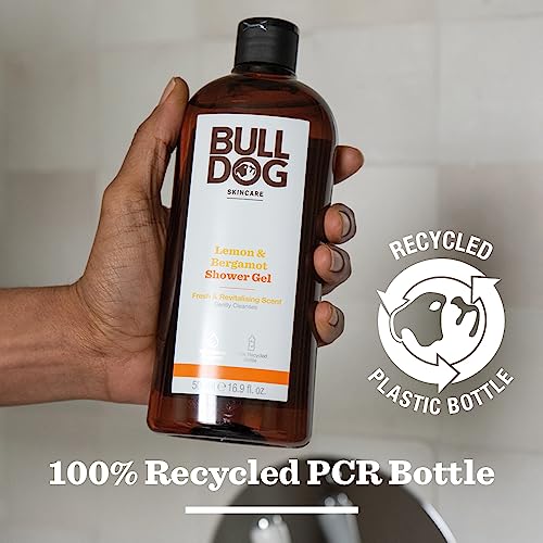 BULLDOG – Bodycare for Men | Lemon and Bergamot Shower Gel | Fresh and Revilatising Body Wash | 500 ml