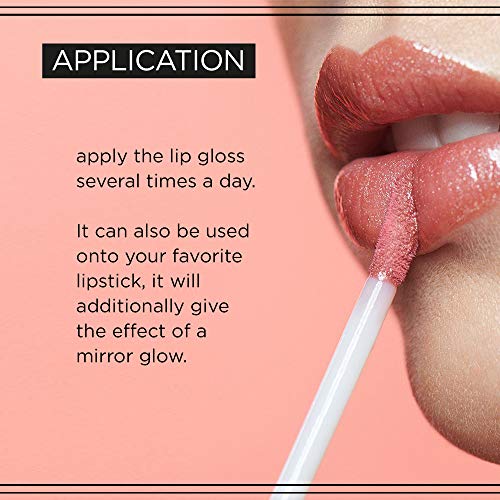 Eveline Cosmetics Oh! My Lips Volumizing Lip Gloss Maximizer with Bee Venom and Hyaluronic Acid | 4,5 ml | Lip Enhancer for Fuller Softer Lips |