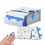 Nail Polish Remover Wraps, TRUBUY 200 Pcs Acetone Acrylic Foil Wipe UV Gel Nail Polish Remover Pads Soak Off Shellac Nail Varnish Removal Tool