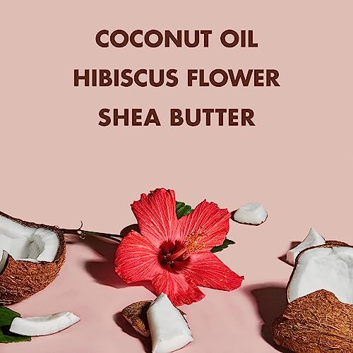 SheaMoisture Coconut & Hibiscus Curl & Shine Conditioner no silicones or sulphates for thick, curly hair 379 ml
