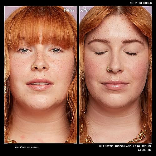NYX Professional Makeup Ultimate Shadow and Liner Primer, Vitamin E Infused, Vegan, Light