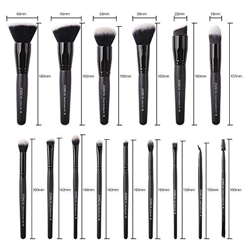 Makeup Brushes Zoreya Makeup Brush Set Premium Foundation Brush Kabuki Brush With Soft and Cruelty-Free Synthetic,for Cosmetics Foundation Concea
