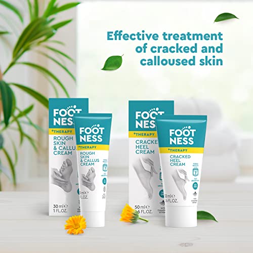 FOOTNESS Soft Deo Foot Cream - 3 in 1 for soft, moisturised and deodorised feet. For silky-smooth feet (75 ml)
