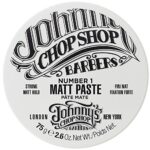 Johnny's Chop Shop - No 1 Matt Paste In A Tin, Strong Hold, Natural Finish (75g)