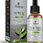 Kanzy Tea Tree Oil for Skin 60ml Treatment for Hair, Face & Nails Natural Vegan Organic Tea Tree Essential Oil