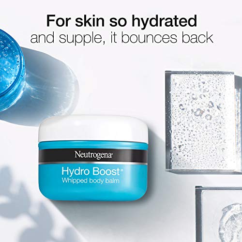 Neutrogena Hydro Boost Whipped Body Balm Gel Dry Skin, Transparent, 200 ml (Pack of 1)