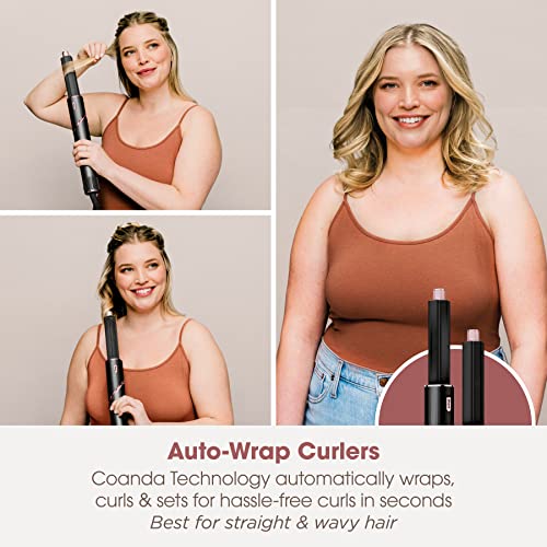 Shark FlexStyle 5-in-1 Air Styler & Hair Dryer with Auto-Wrap Curlers, Paddle Brush, Oval Brush, Concentrator, Diffuser and Storage Case, No Heat