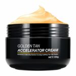 Tanning Accelerator, 100g Tanning Cream, Sunbed Tanning Accelerator Effective in Sunbeds & Outdoor Sun, Achieve a Natural Tan with Natural Ingred