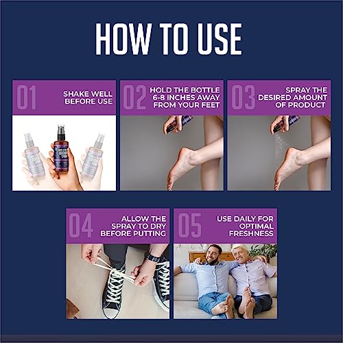 Shoe & Foot Odour Spray | Antibacterial Odor Eliminator For Smelly Feet | 200ml