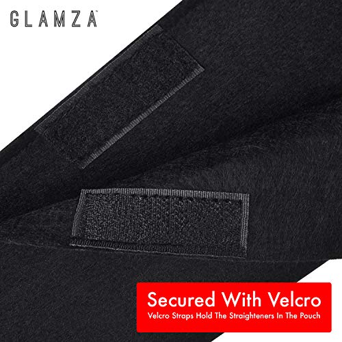 Glamza Extreme Heat Protection Hair Straightener Mat Safety Tongs Resistant Cover Case