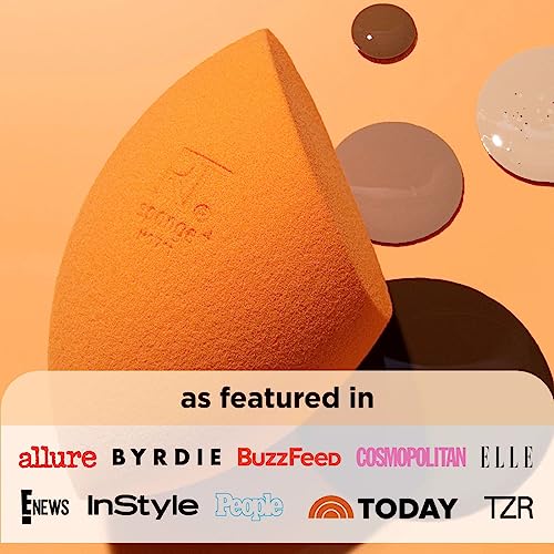 REAL TECHNIQUES,5 Count (Pack of 1) Everyday Essentials Makeup Brush Complete Face Set (Miracle Complexion Sponge, Expert Face, Blush, Setting an