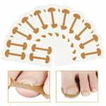40 PCS Ingrown Toenail Corrector Stickers Breathable Self-adhesive Elastic Toenail Correction Patch for Toenail Treatment Fingernail Care Protect