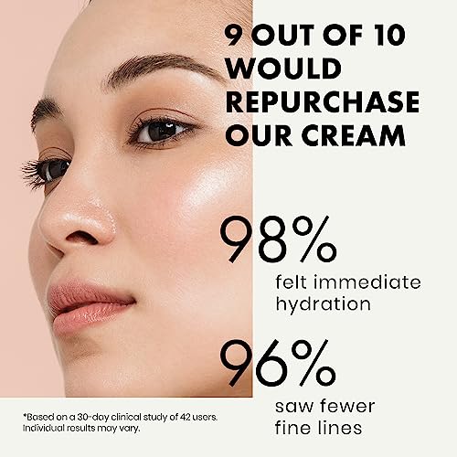 Organic Hyaluronic Acid Cream - 3X MORE POTENT 2% Hyaluronic Acid Moisturiser & Anti Ageing Cream + Retinol to Hydrate/Firm Day & Night - 100% VE