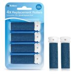 Compatible with Scholl Express Pedi - Refill Extra Coarse Replacement Rollers (Pack of 4)
