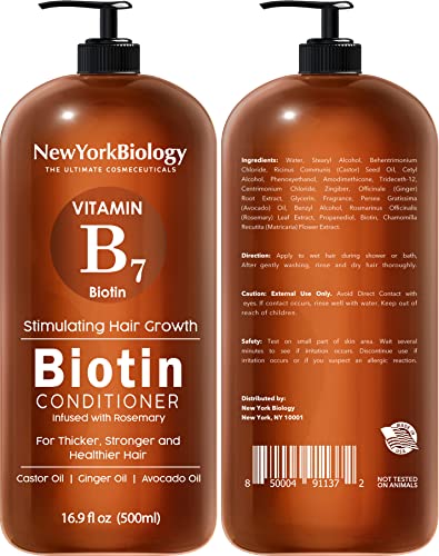 Biotin Shampoo and Conditioner Set 500ml for Hair Growth and Thinning Hair – Thickening Formula for Hair Loss Treatment – For Men & Women – Anti