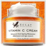 Organic Vitamin C Face Cream with Hyaluronic Acid & Retinol - Anti Ageing Moisturiser Cream with 20% Vitamin C for Women and Men - Brightening, F