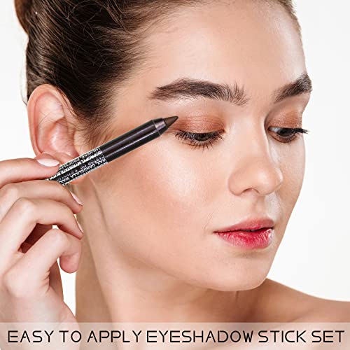 Eyeliner Pencil Set, 12 Color Eye Shadows Pen Eyebrow Pencil Eyeliner Eyebrow Lip Liner Pencil Eyeshadow Pencil Professional Eye Makeup Set