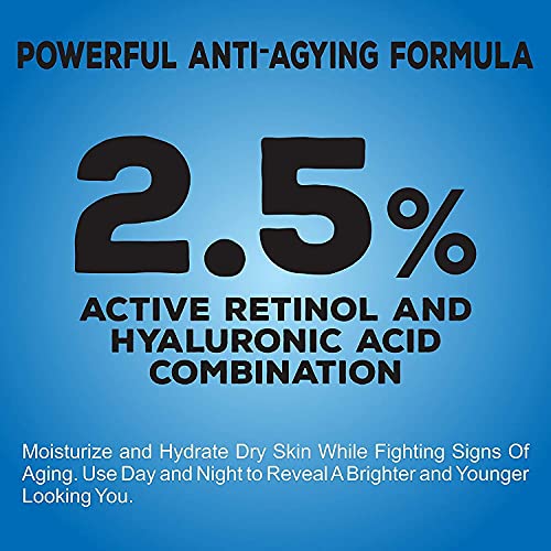 Retinol Moisturizer Cream,ETRONG Anti-aging Wrinkle Night/Day Cream for Face and Eye with 2.5% Retinol,Hyaluronic,Vitamin E and Jojoba Oil