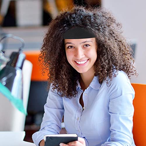 Elastic Wig Headband | Elastic Melt Band for Wig | Elastic Wig Headband | 3 Pack Black Nylon Edges Bands with 1Pcs Hair Edge Brush | Elastic Edge