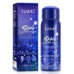 Glitter Spray - Temporary Shiny Glitter Spray for Body, Hair, Face and Clothing, Waterproof Hairspray, Shimmer Silver Powder for Prom, Festival R