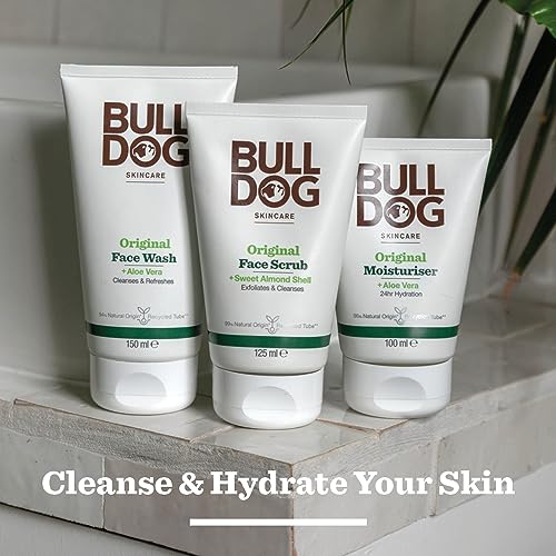 BULLDOG - Skincare for Men | Original Moisturiser | Face Cream for Normal and Dry Skin | 100 ml