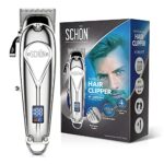 Schon Cordless Rechargeable Hair Clippers and Trimmer for Men/Kids/Women | 8 Color-Coded Guide Combs | Body Hair, Moustache, Beard Shaver| Trimme