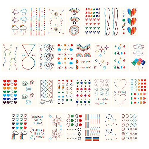 Metker 90 sheets (1000 patterns) kids waterproof Temporary Tattoos, children's temporary tattoo toys,suitable for birthday parties,group activiti