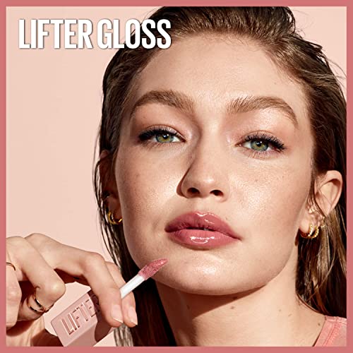 Maybelline Lifter Gloss Plumping Hydrating Lip Gloss Hyaluronic Acid, 003 Moon, 5.4 ml (Pack of 1)