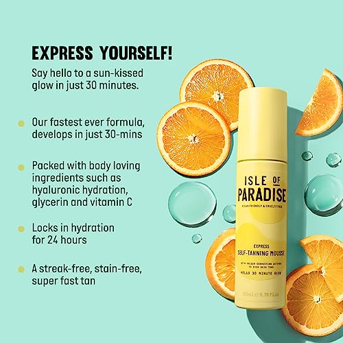 Isle of Paradise Express Self-Tanning Mousse 200ml