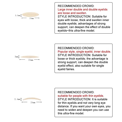 Eyelid Lift Strips,Invisible Eyelid Strips,Invisible Eyelid Strips,Eye Lids Strips,Double Eyelid Tape,Eye Tape,Eyelid Strips,Self-Adhesive Eye Ta