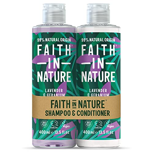 Faith In Nature Natural Grapefruit & Orange Shampoo and Conditioner Set, Invigorating, Vegan & Cruelty Free, No SLS or Parabens, For Normal to Oi