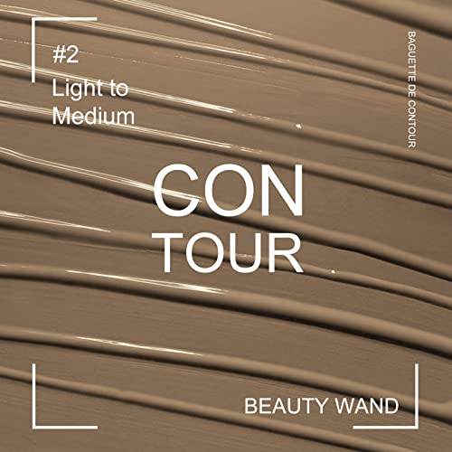 KYDA Contour Beauty Wand, Liquid Face Concealer Contouring Cushion Applicator, High Coverage Natural Matte Finish, Long Lasting Natural&Super Sil