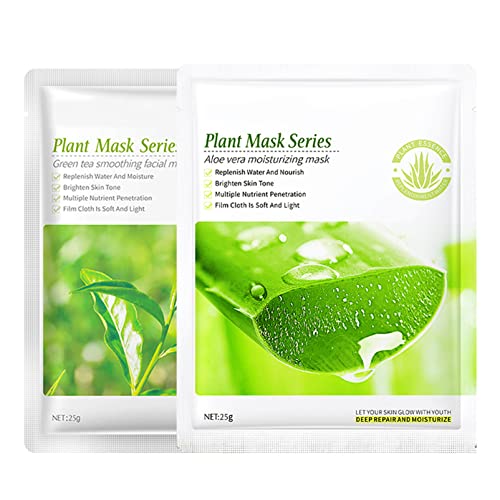 Hydrating Face Mask,Hydrating Moisturising Face Sheet Masks Nourishing Improves Skin Face Care,Face Mask Set for Dehydrated, Dull and Tired Skin,