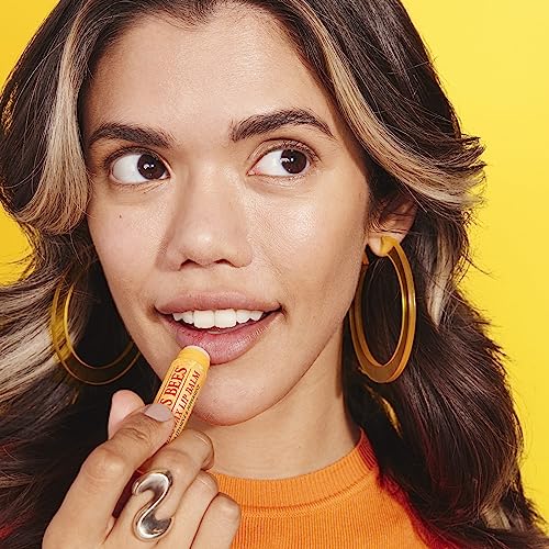 Burt's Bees Lip Balm Multipack, Lip Balm Set With Beeswax, Cucumber Mint, Watermelon, Sweet Mandarin, Freshly Picked, 4x4.25g