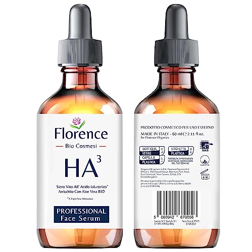 Big 2.11. Organic Triple Hyaluronic Acid Serum for Face. Vitamin C Serum Anti-Aging Vegan for Brightening Plump and Smooth Complexion. Hydrating