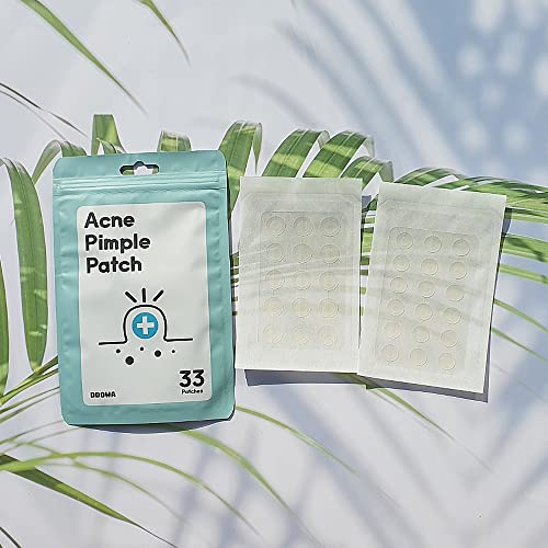 DDOWA Hydrocolloid Acne Pimple Patch - 99 Patches, Size 10mm & 12mm - Fast-Acting & Cleansing Zit, Blemish & Spot Treatment - Covers & Cleans Por